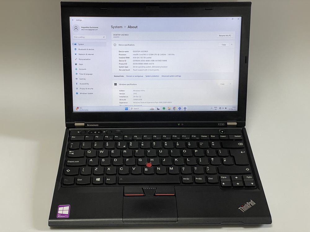 Lenovo ThinkPad x230 i5-3230M 2.6GHz 8GB RAM 180GB SSD