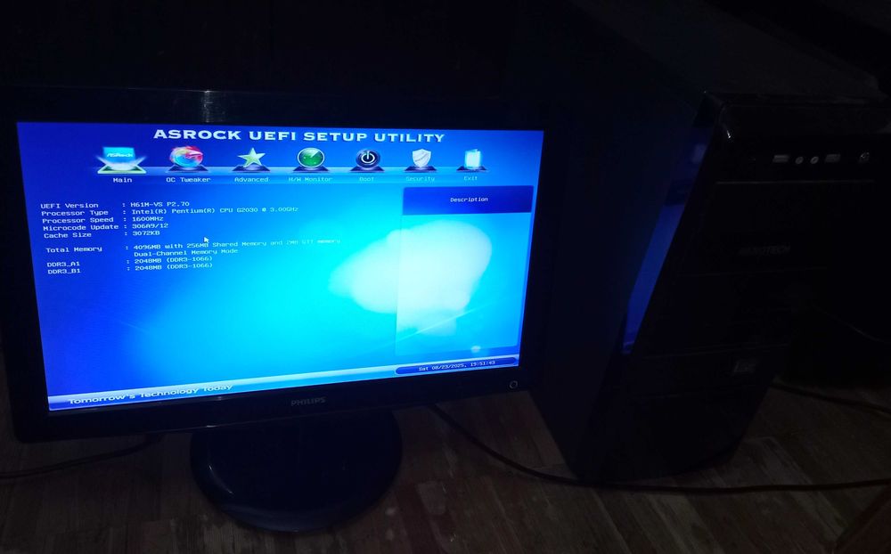 H61 + Монитор 19"