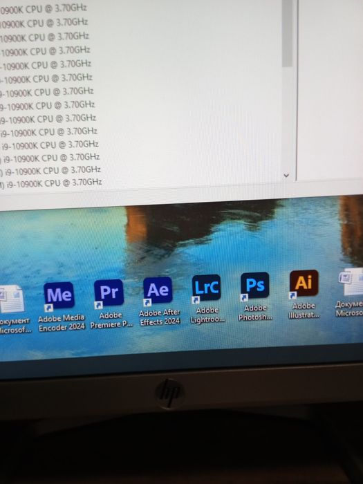 i9-10900 K CPU coreTM