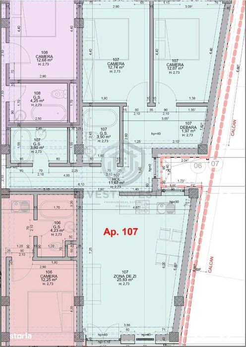 Apartament Ultracentral 3 camere