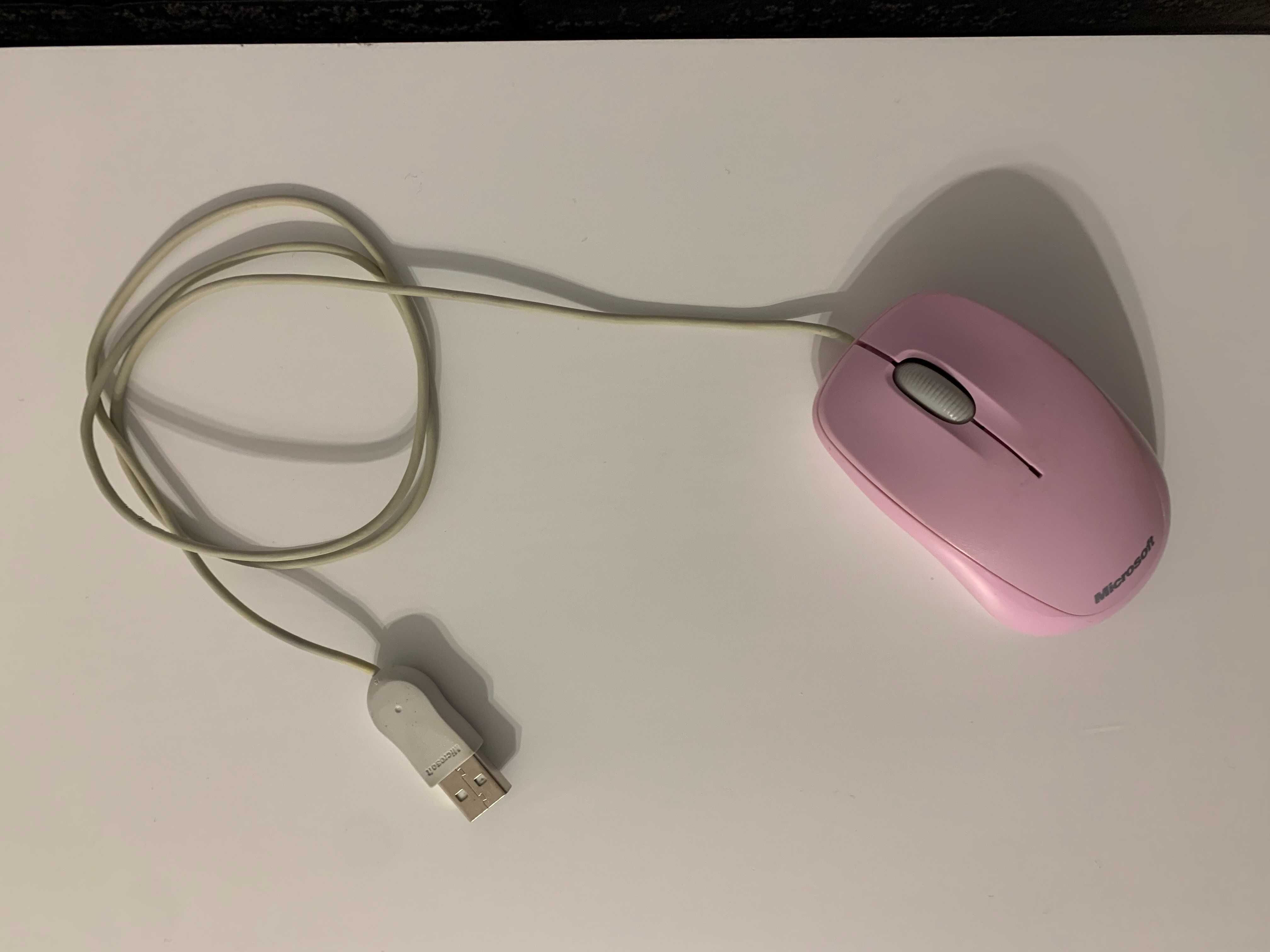 Mouse de laptop, mic, roz, pentru fetite (mana mica)