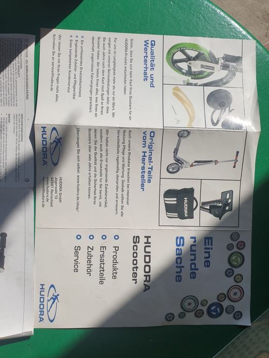 Trotineta Hudora cumparată anul trecut Germania(65€)in stare bună bună