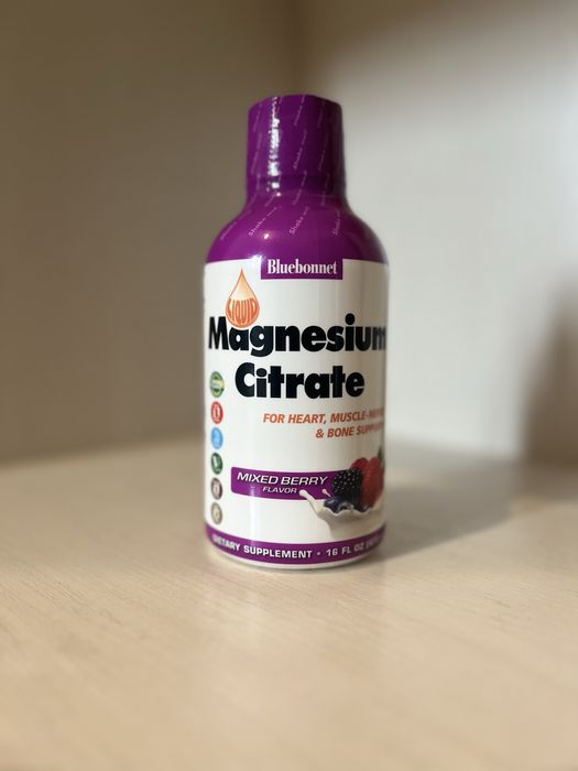 Магний цитрат Bluebonnet жидкий