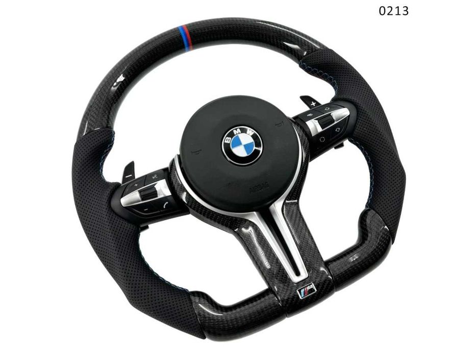 Volan sport carbon M pentru BMW Seria E 1 3 X1 X5 X6 E90 E70 E53