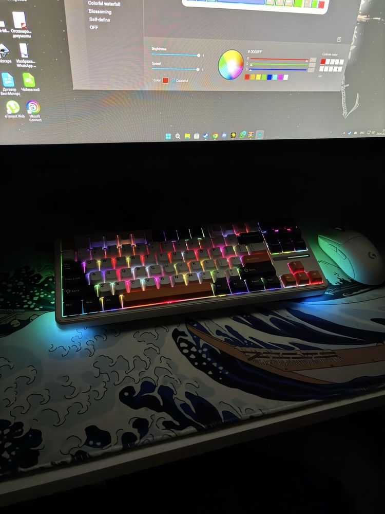 Продам клавиатуру AULA F87 Pro