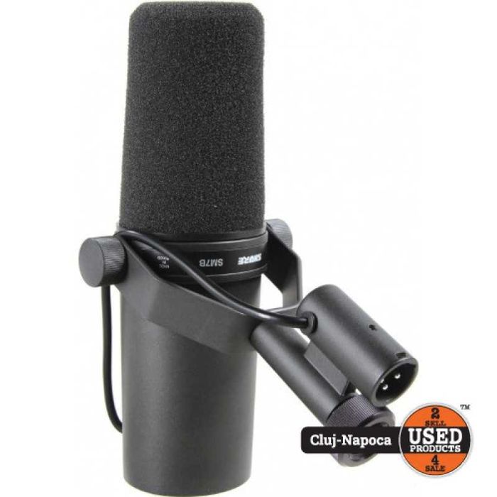 Microfon cu fir Condensator Shure SM7B, XLR, Cardioid |UsedProducts.ro