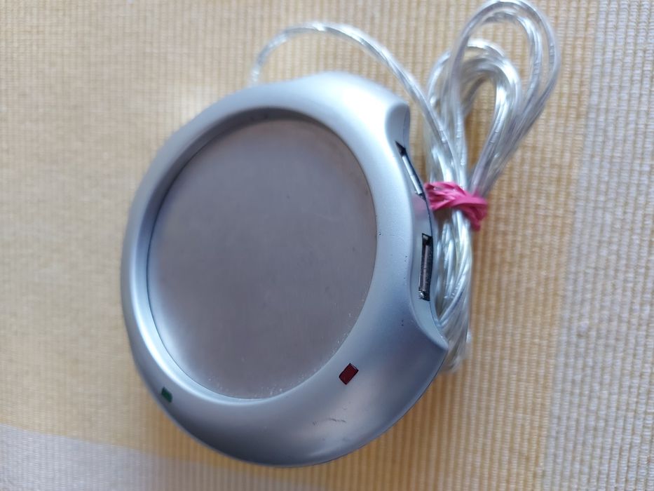 Suport cană încalzitor cu USB multicolor