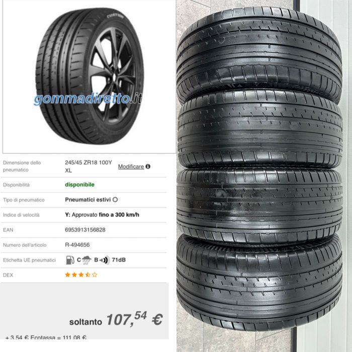 Anvelope 245.45.18 Vara Dot 12/2024 set 4 buc ca Noi