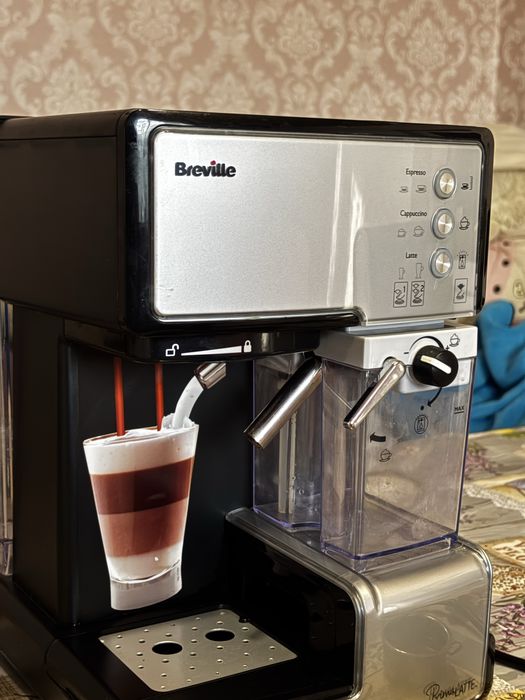 Espressor semi-automat Prima Latte Argintiu Breville