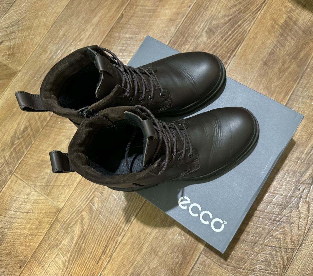 Ботинки Ecco Размер 42 Натуральная кожа