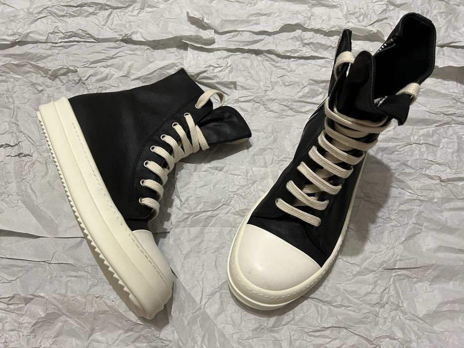 Adidasi Rick Owens Ramones DRKSDHW Waxed