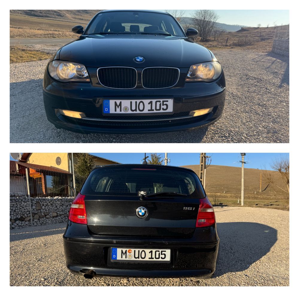 BMW seria 1 Facelift e87 116i 1,6 benzina 122 cp an 2009 Start Stop