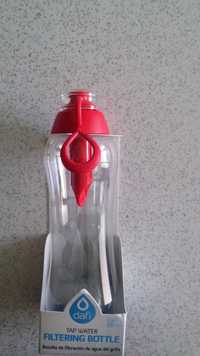 DAFI – бутилка с филтър за пречистване в червен цвят ресурс 300 бут
