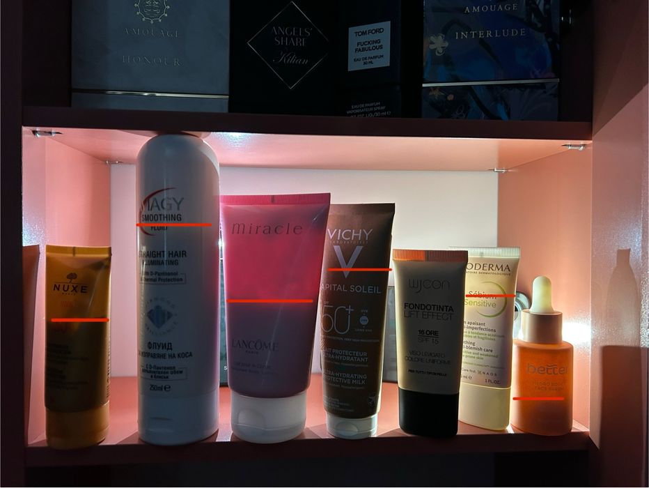 Лот сет козметика Lancome, Vichy, Nuxe