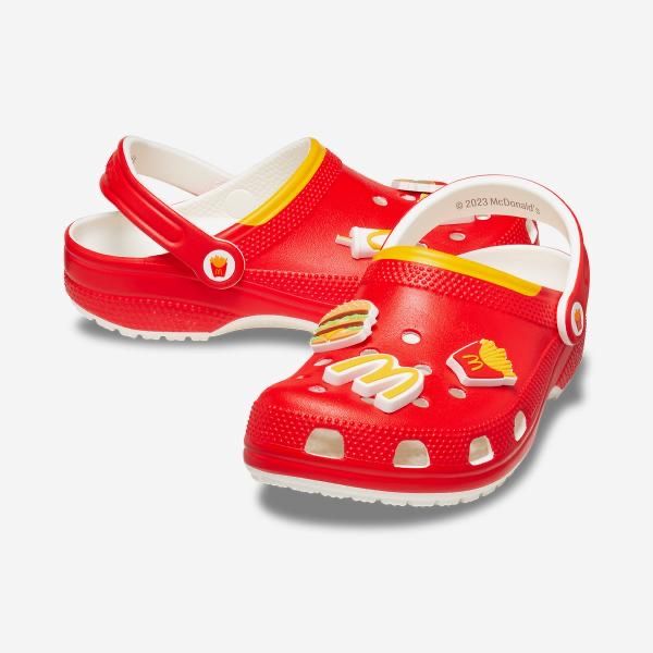 Новые crocs с колобарацией Магдоналс