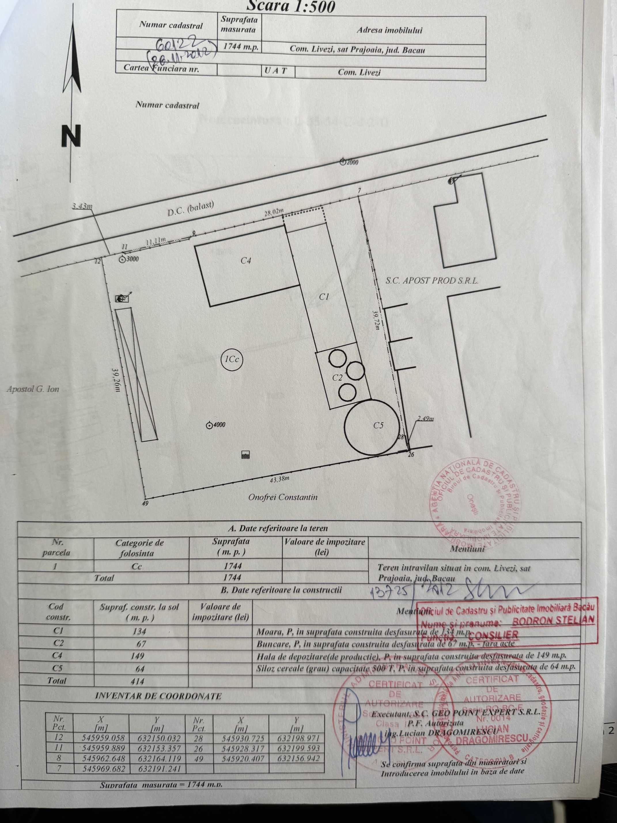 De inchiriat spatiu moara  Prajoaia Bacau