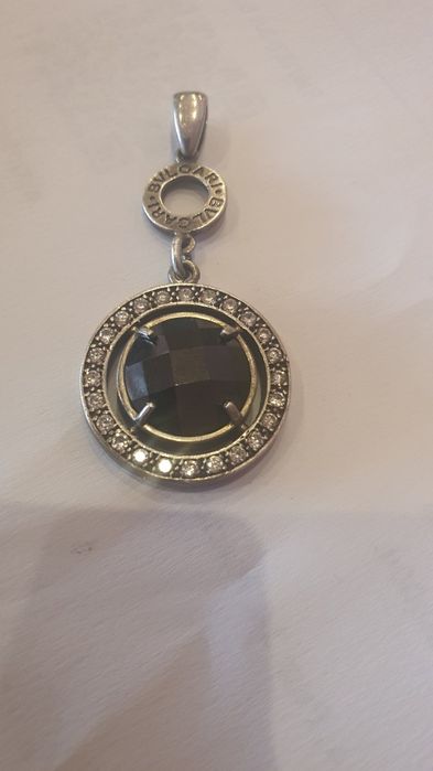 Bulgari сребърна висулка ланец