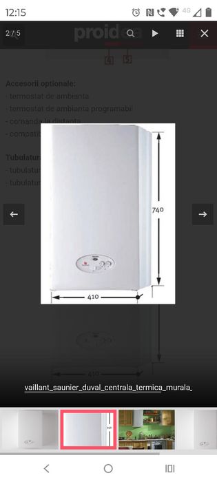 Centrala termica SAUNIER DUVAL Semia F24 24kw