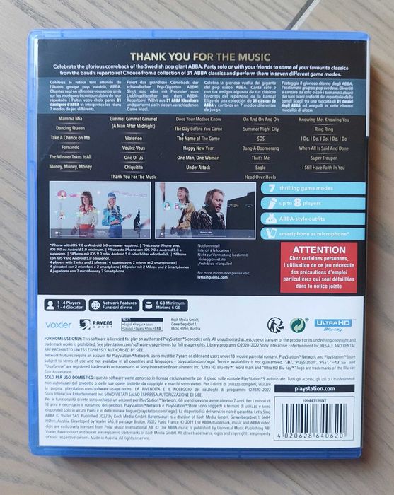 Joc Let's Sing Abba PS5