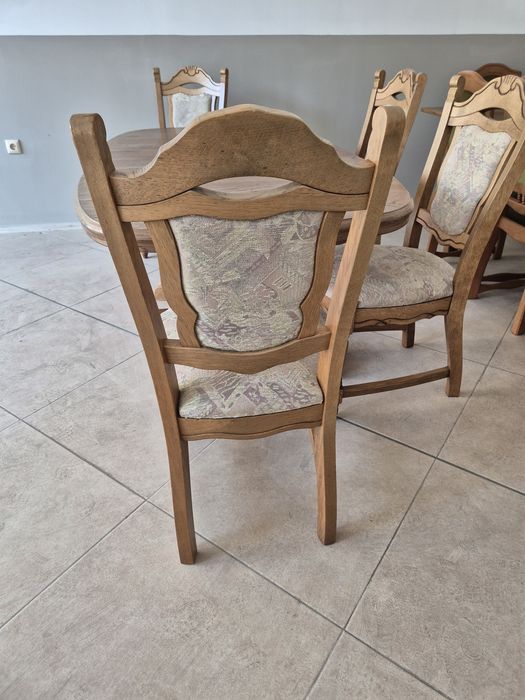 Трапезна разтегателна маса + 4 стола