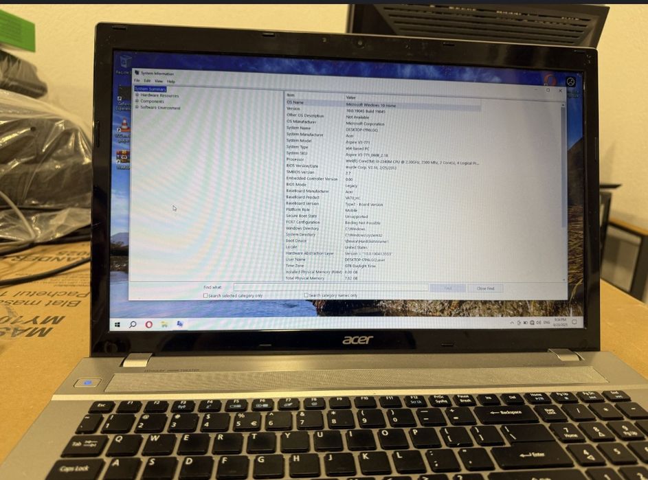 Laptop Acer Aspire V3-711 – SSD 512GB, 8GB RAM