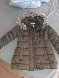 Зимно палто/дълго яке за момиче 8-9 години h&m