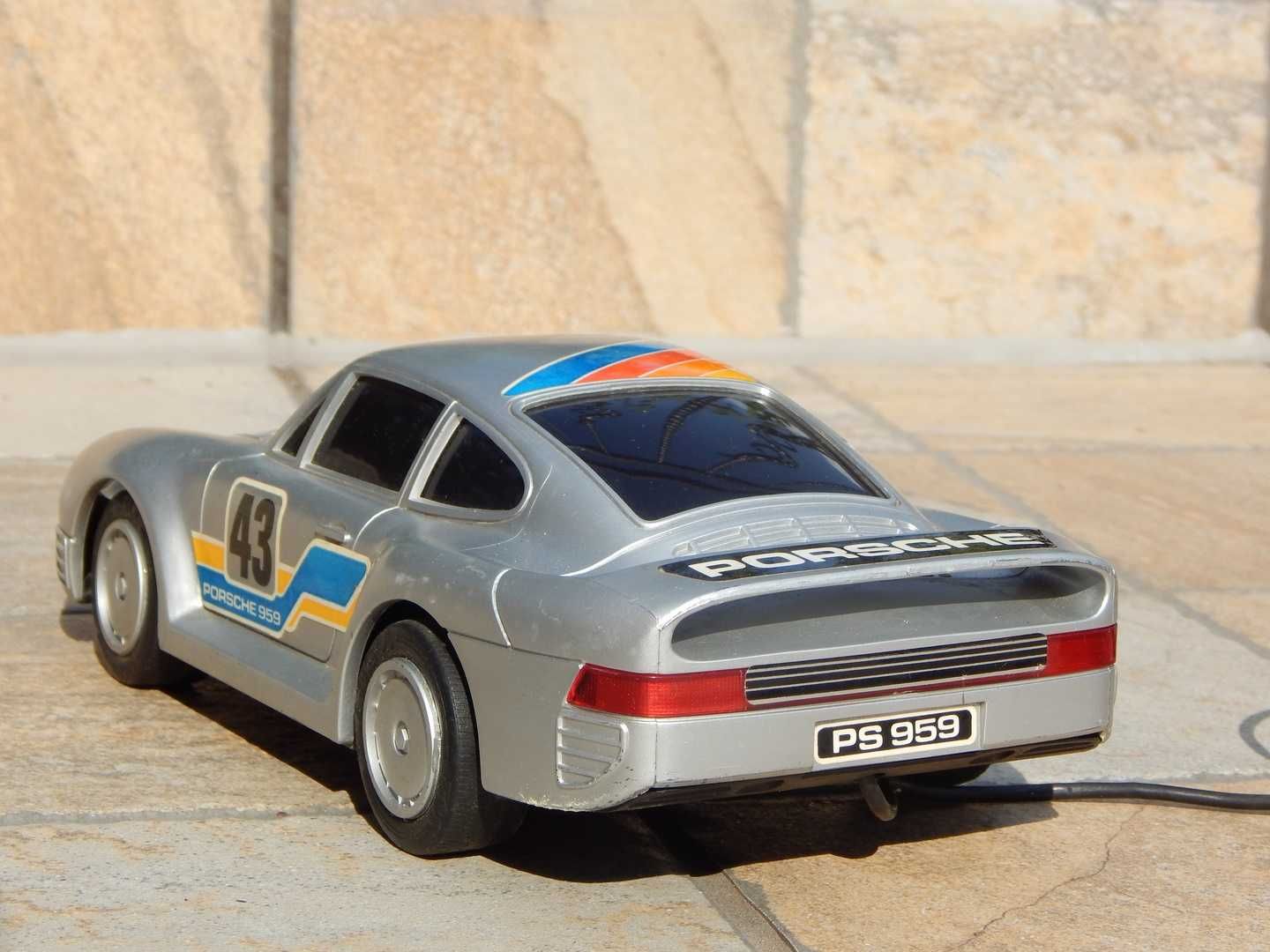 Macheta jucarie Porsche 959 1986 cu firocomanda sc 1:18 25 cm