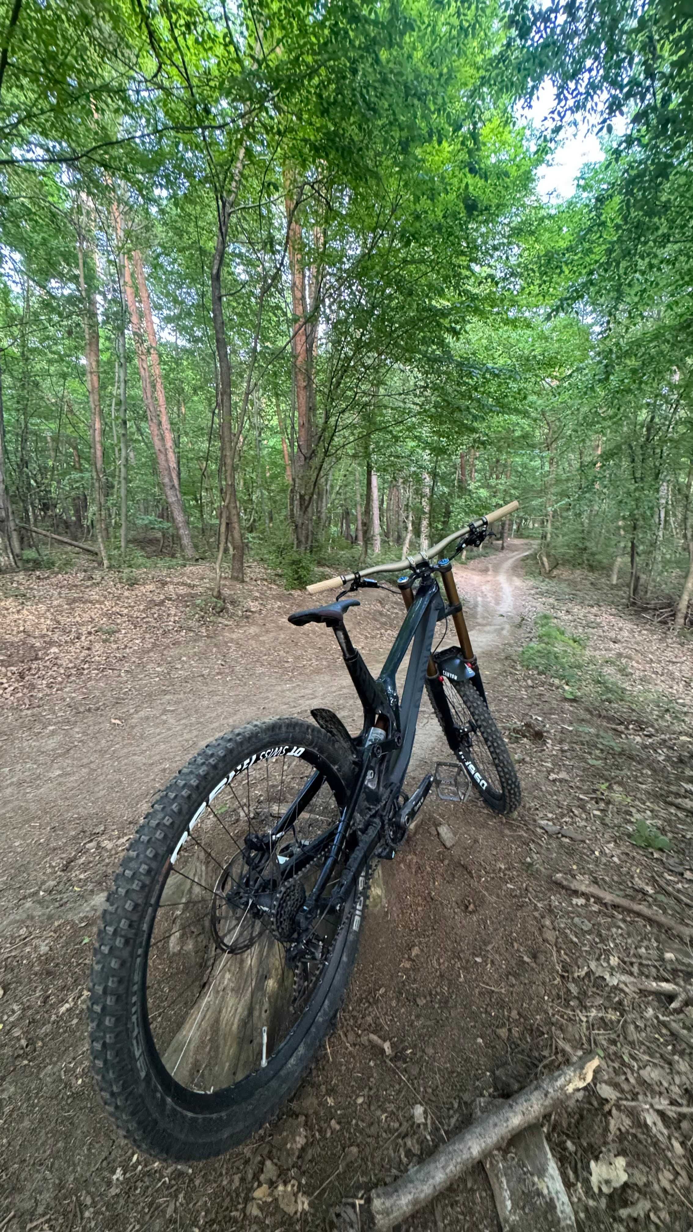 Bicicleta DownHill Canyon Sender CF 9.0, Cadru Marimea XL, FULL FOX