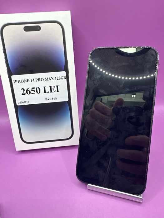 Iphone 14 Pro Max 128gb baterie 84•Matei Amanet Crangasi•35265