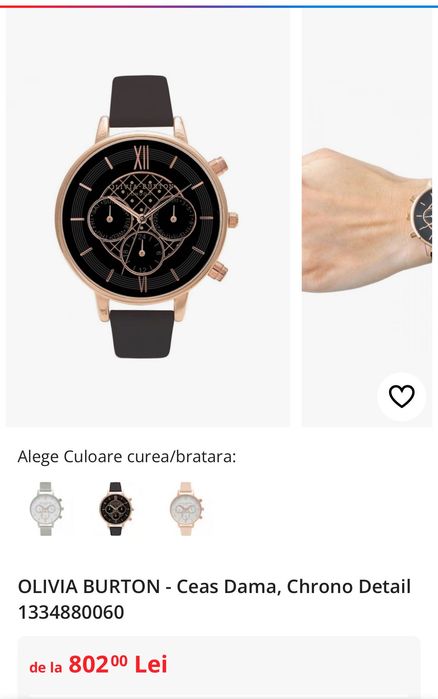 Olivia Burton ceas dama