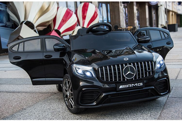 Акумулаторен джип Mercedes GLC63 (лицензиран), MP4 видео дисплей, 4x4