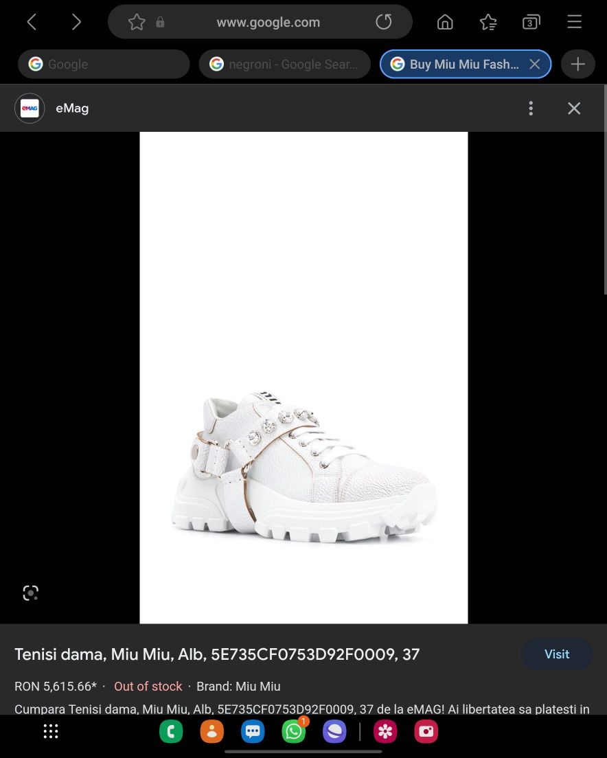 Miu Miu teniși originali damă