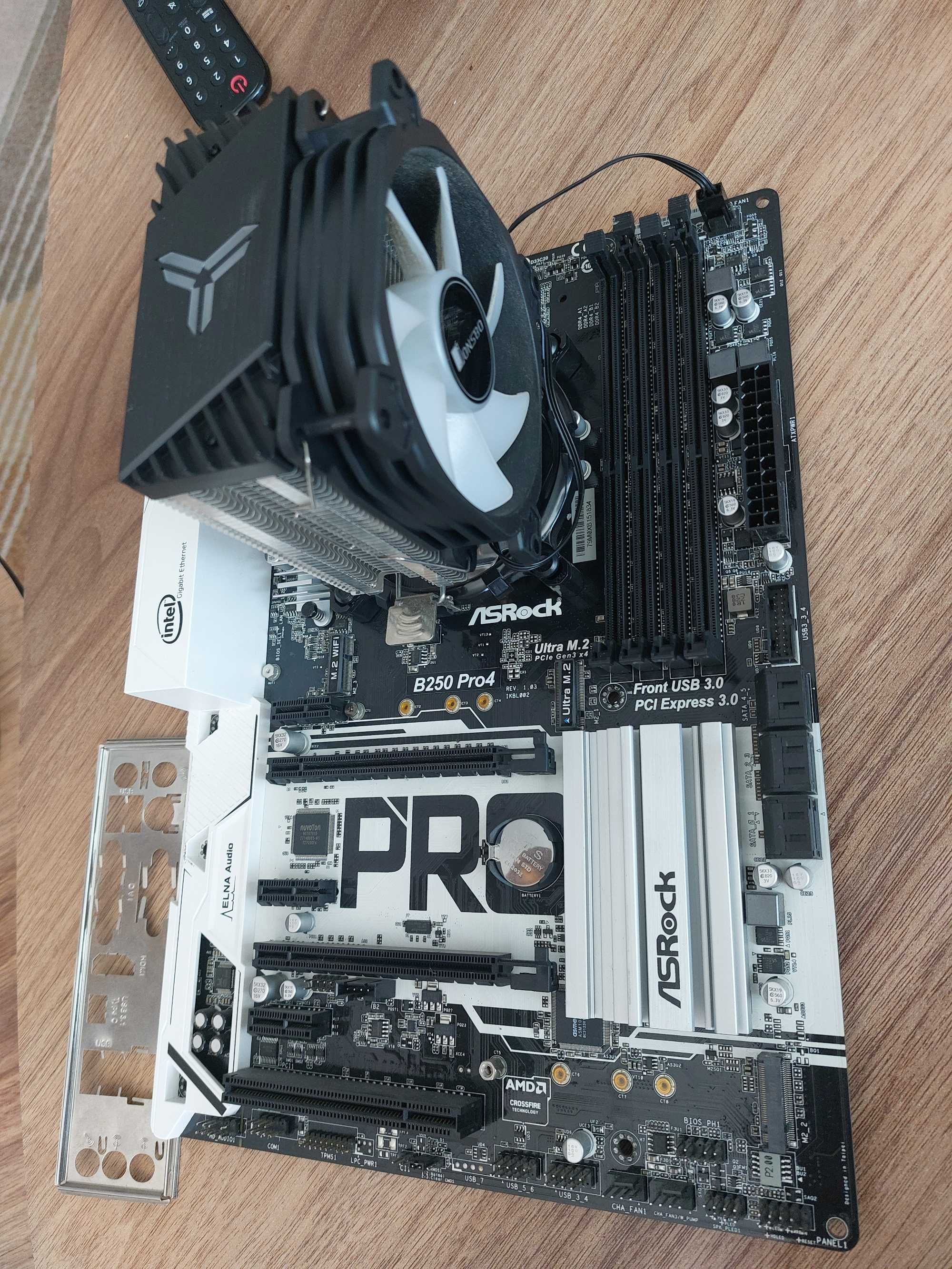 Дъно + Процесор Asrock B250 PRO4 и Intel Core i5-7400