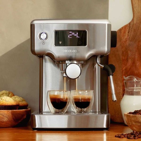 ПРОМО 2г Гаранция Нова Еспресо Кафемашина Cecotec Power Espresso 20bar