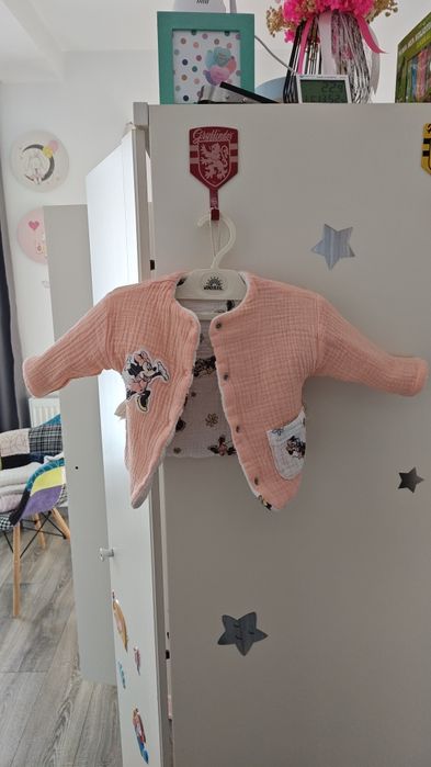 Cool Club, Hanorac pentru fete, cu doua fete, cu capse, mix, imprimeu