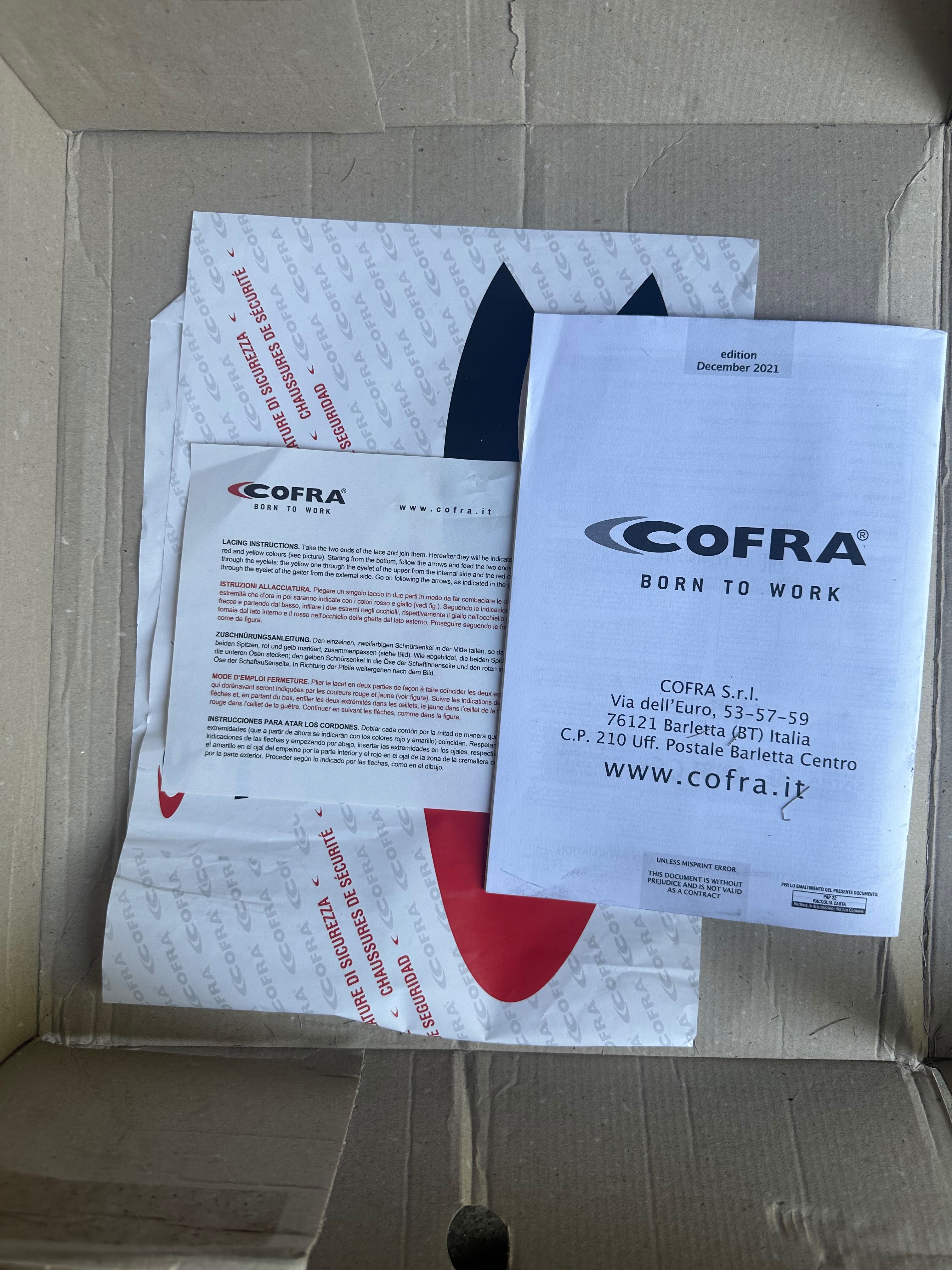Работни обувки Cofra
