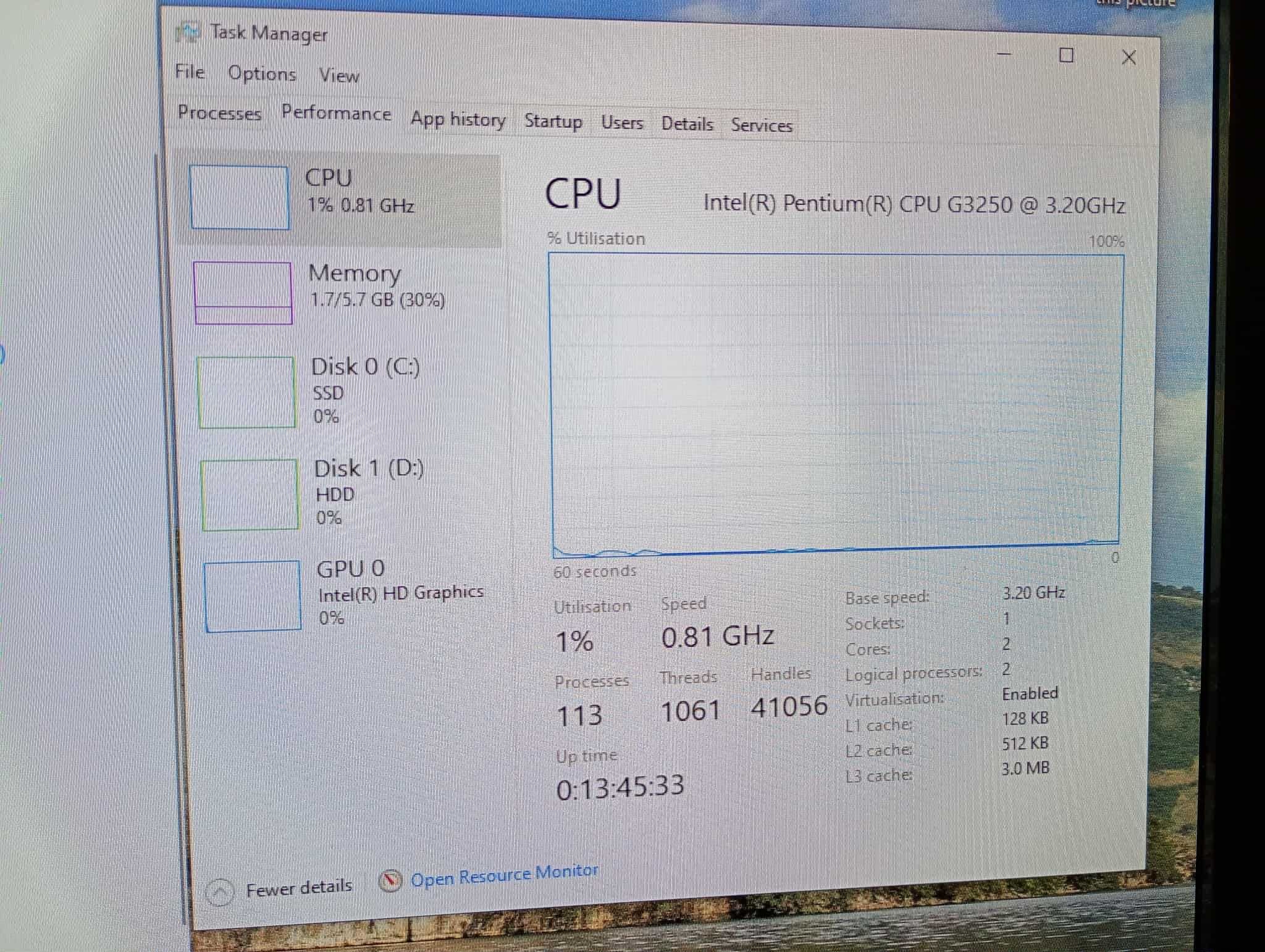 Мини компютър, Celeron G3250, H81M-DGS, Kingston SSD, Seagate HDD