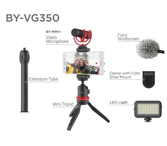 Boya BY-VG350 видеокомплект для смартфона