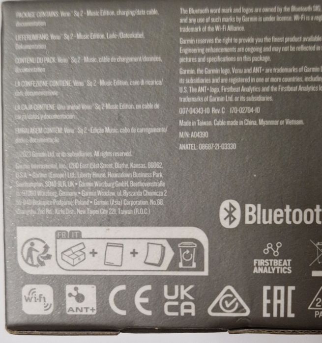 Ceas Garmin Venu SQ 2 MUSIC negru + cadou