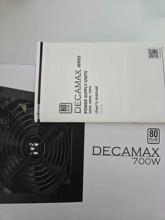 Захранване за PC Decamax 700W, 80 Plus, гаранция 2г.
