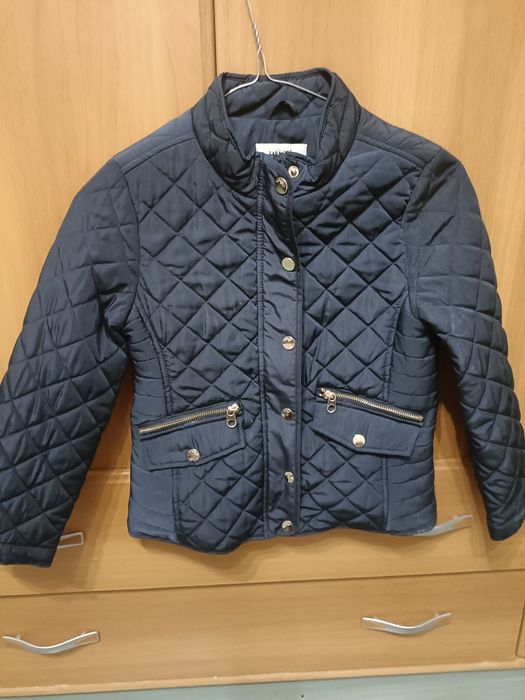 Geaca Zara fete bleumarin