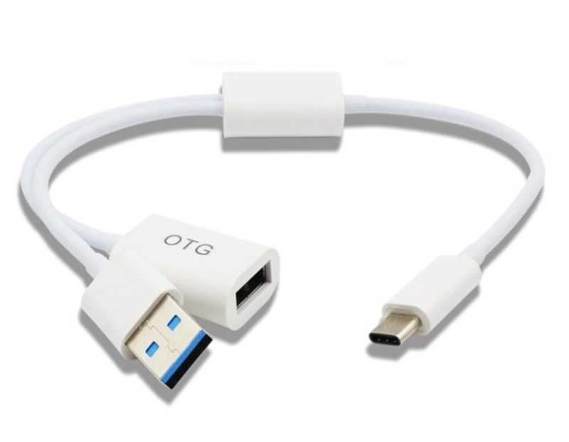 Разветвитель Type-C на USB OTG (мама) + USB (папа)