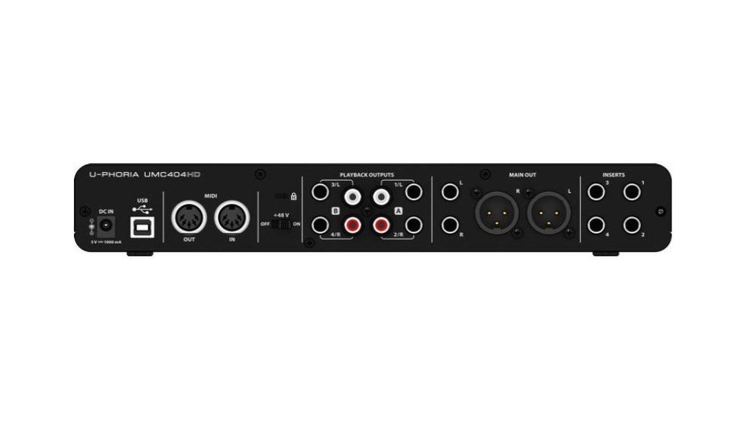 Внешняя звуковая карта Behringer uphoria umc 404hd