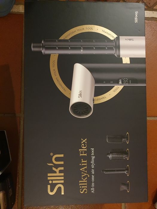 Сешоар и маша SILK'N SilkyAir Flex златен