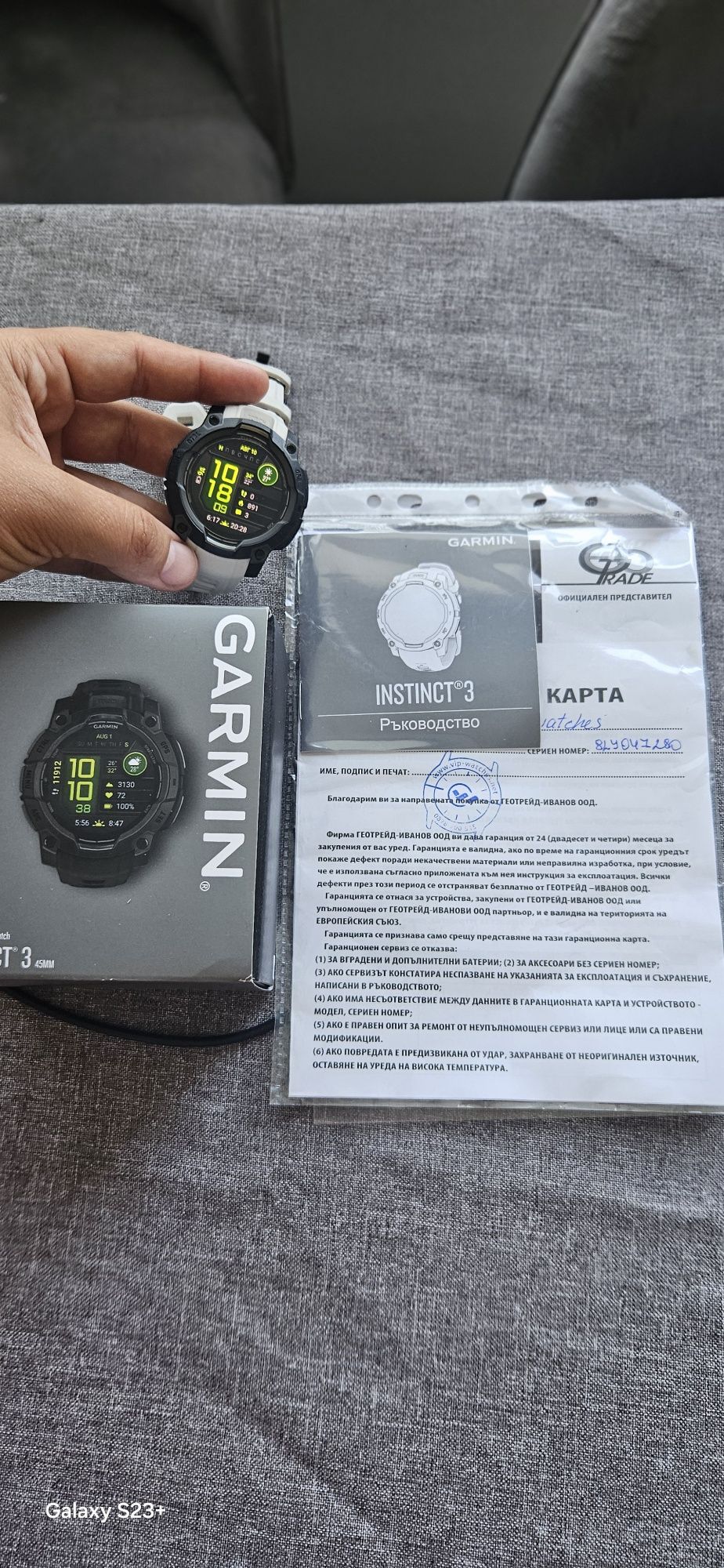 GARMIN instinct 3 amoled 45mm
