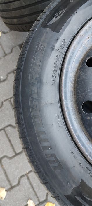 Летни гуми 195x65x15 с джанти 5х98х15 Пежо Ситроен Фиат