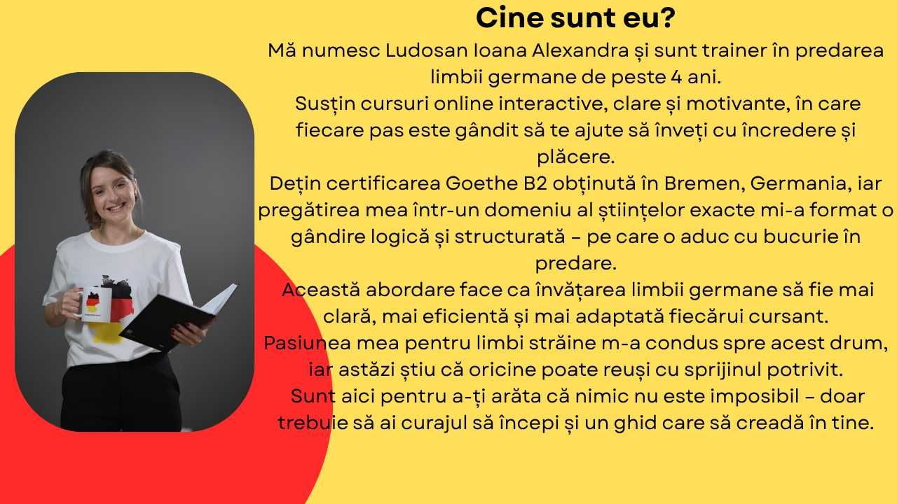 Cursuri si Meditatii la Limba Germana Online