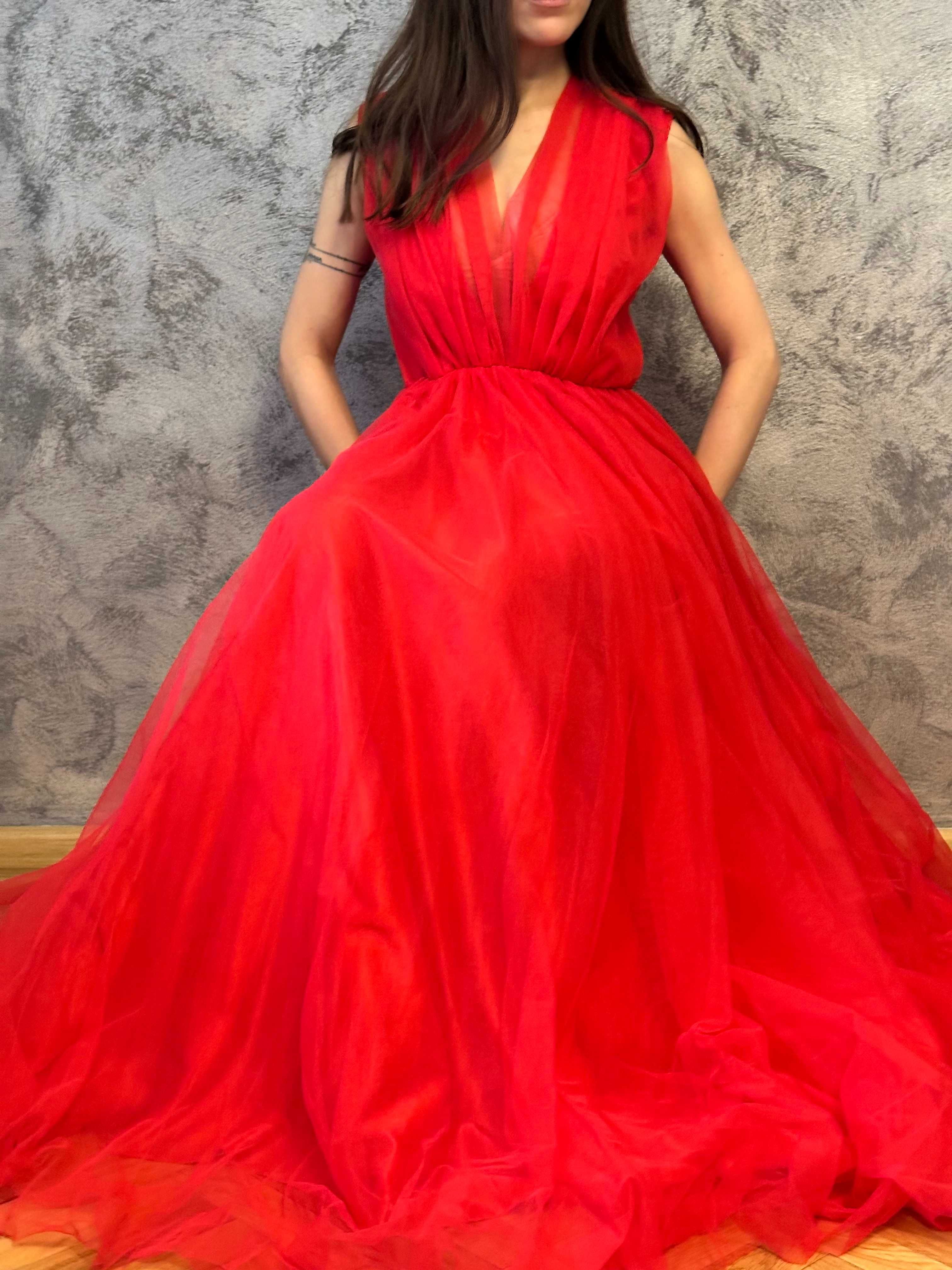 Rochie Roșie de Nuntă