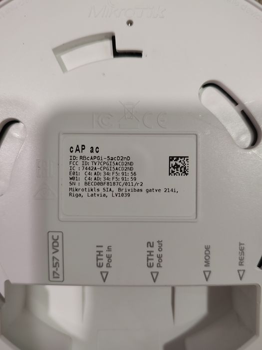 AP mikrotik RBcAPGi-5acD2nD