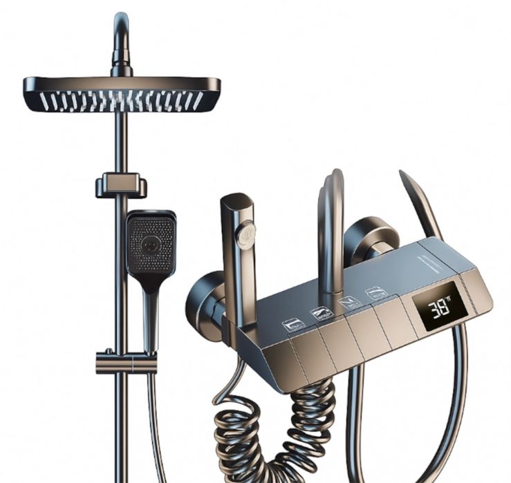 Coloana de dus, Afisaj Digital, 4 moduri